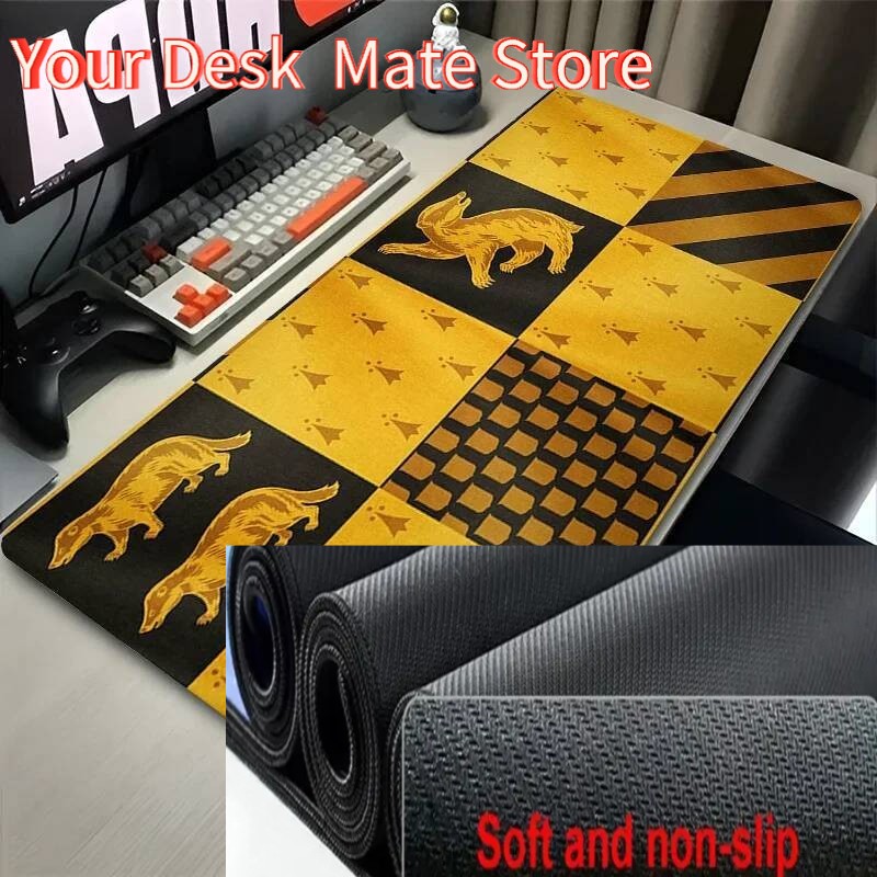 Pc Gaming Yellow - Podkładka pod mysz z motywem białoszarygo