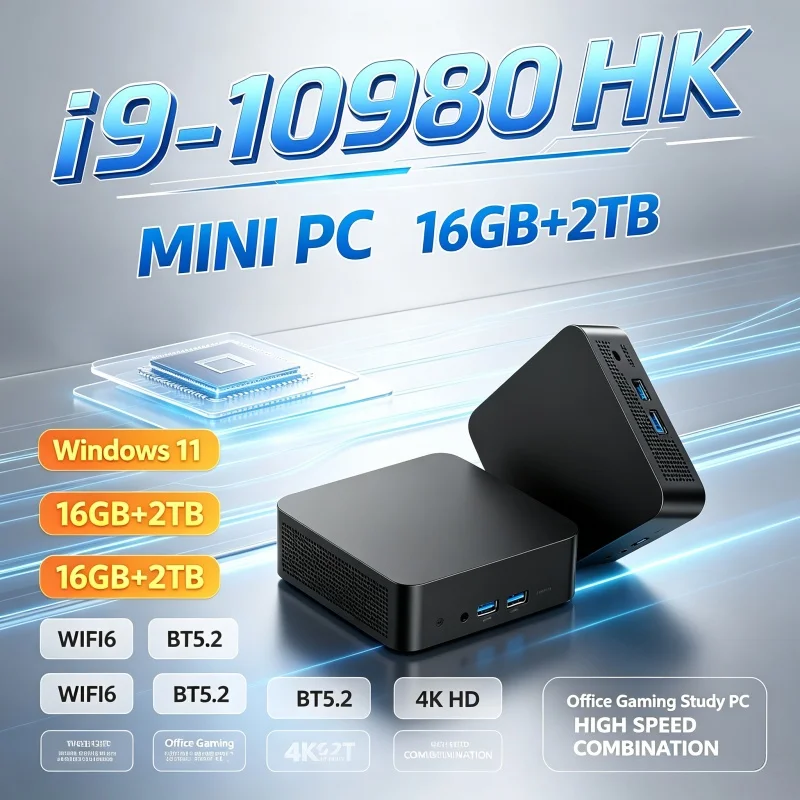 Pc Gaming I9 - Nowy komputer stacjonarny Gamer Mini PC