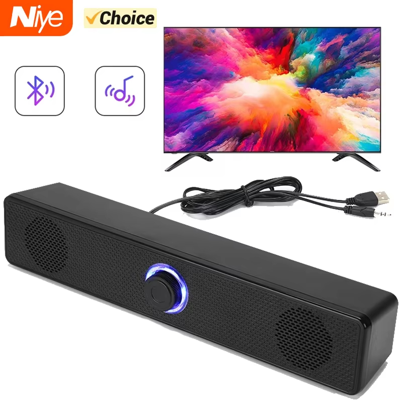 Gaming Speaker - Soundbar Bluetooth 5.0 4D Surround, przewodowy