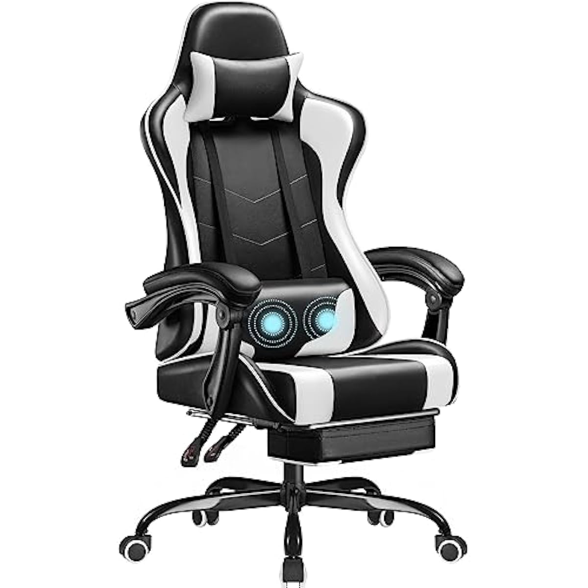 Gaming Chair Lumbar Pillow - Krzesło gamingowe z regulowaną wysokością, obrotowym