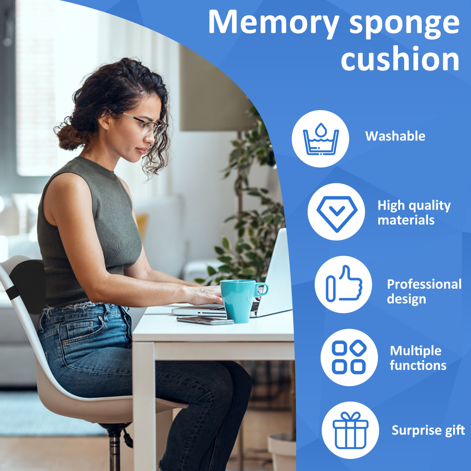 Poduszka lędźwiowa z pianki me – Gaming Chair Lumbar Pillow recenzja i cena