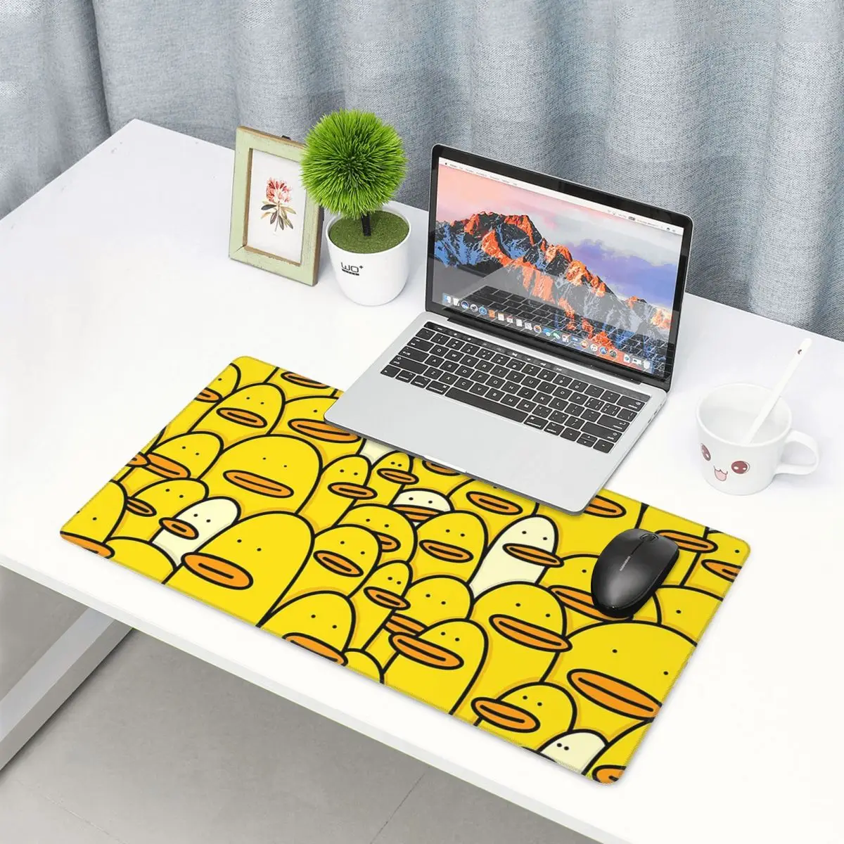 Duża podkładka pod mysz z moty – Pc Gaming Yellow recenzja i cena