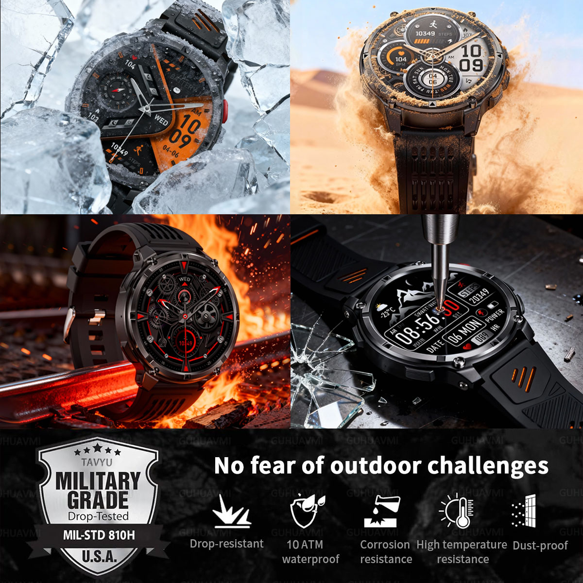 Nowy Wojskowy Smartwatch T-Rex – High Refresh Monitor recenzja i cena