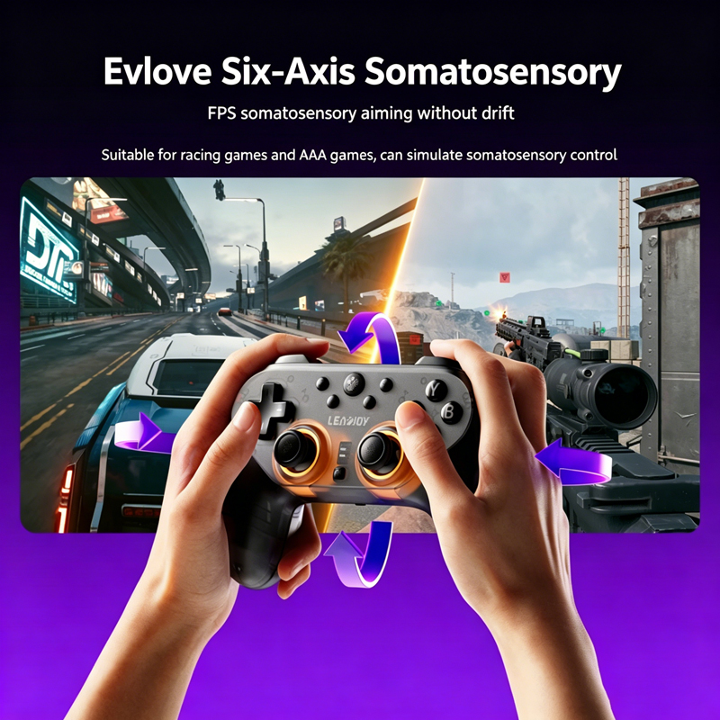 LEADJOY Saber Plus – bezprzewo – Joystick Pc Gaming recenzja i cena