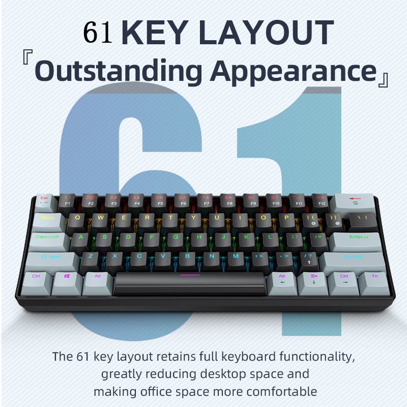 APAYADO K61 Przewodowa Mechani – Pc Gaming Uk recenzja i cena