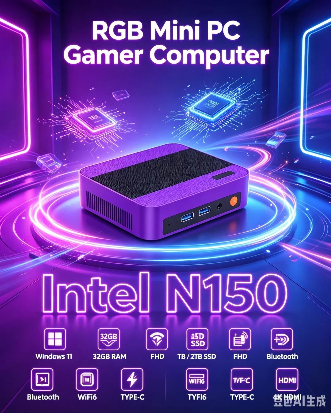Mini PC 2026 Intel Core I9 N15 – Pc Gaming I9 recenzja i cena