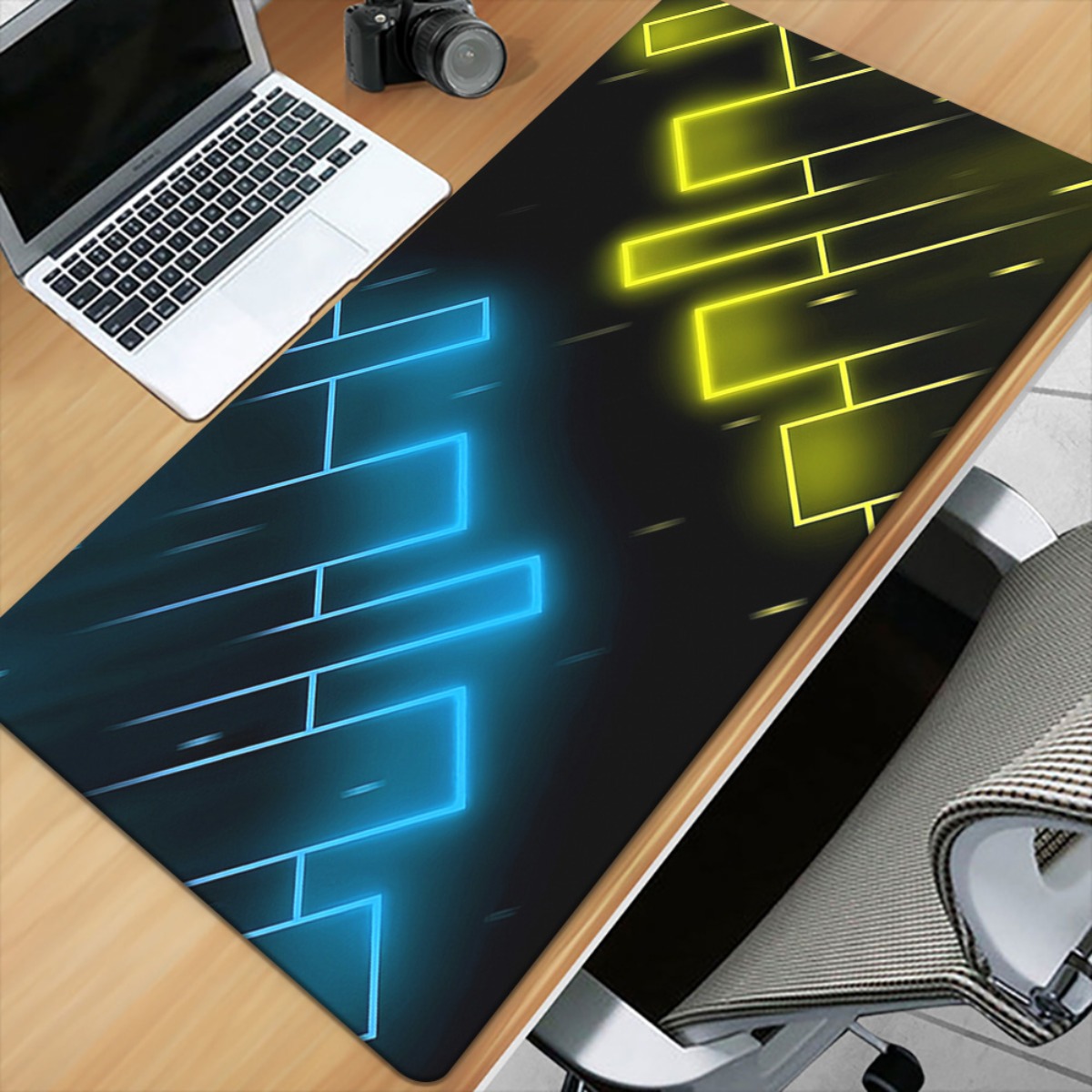 Podkładka pod mysz Neon Blue Y – Pc Gaming Yellow recenzja i cena