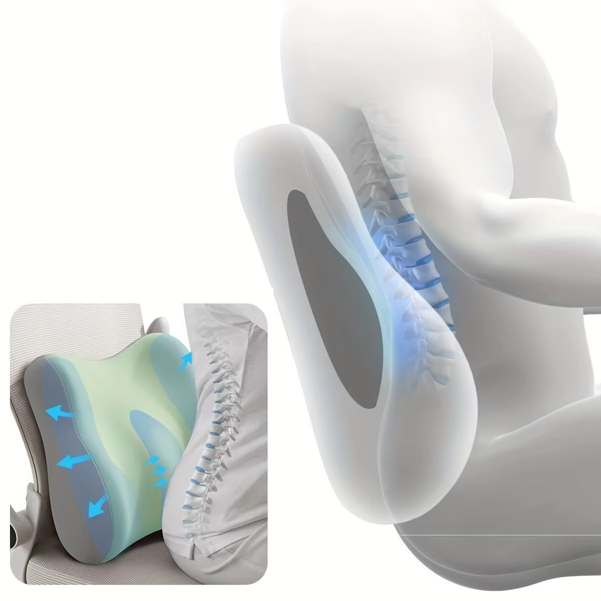 Poduszka z pianki memory do fo – Gaming Chair Lumbar Pillow recenzja i cena