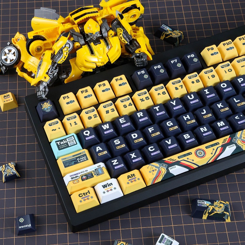 Żółte Klawisze Tematyczne Robo – Pc Gaming Yellow recenzja i cena