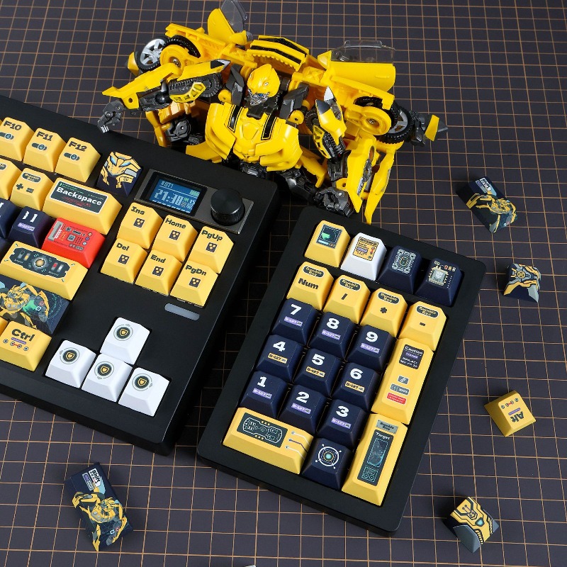 Żółte Klawisze Tematyczne Robo – Pc Gaming Yellow recenzja i cena